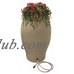 Rescue Stoneware Urn Rain Barrel – Includes Planter Rain Water Diverter, Outlet Hose, 60 Gallons, Sand   555990128
